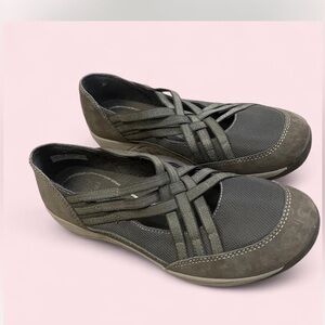 Vintage Dansko Silver Slip On Mary Jane Sneaker Y2K